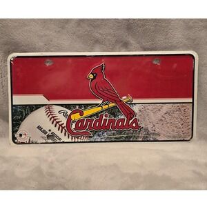 St Louis Cardinals MLB License Plate Rico Industries MTG6101 Metal Tag New